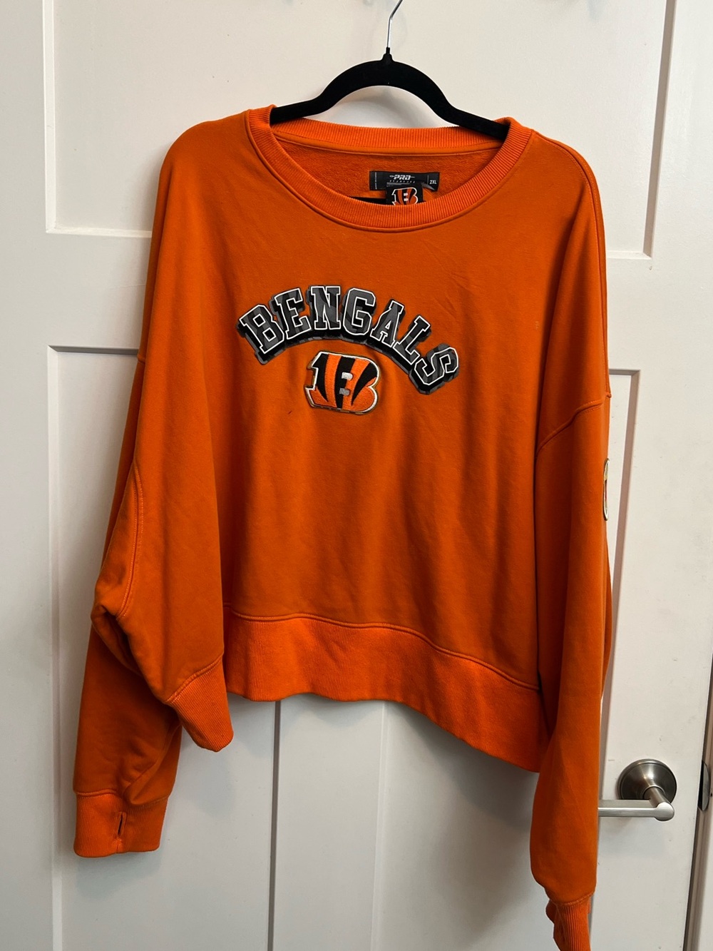 Cincinnati Bengals Orange Crewneck Sweatshirt Custom Iron On Oversized 2XL
